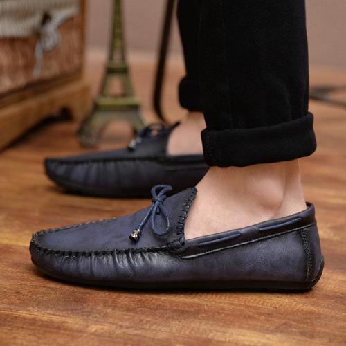 Men Vintage Classic Moc ToeSoft Slip On CasuaL Loafers