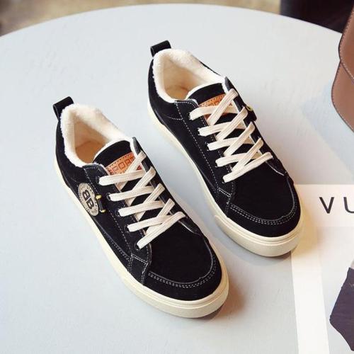Womens Simple Warm Low-boot Sneakers