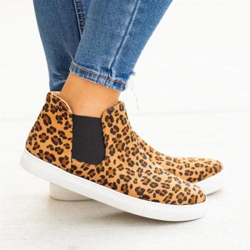 Casual Slip-On Round Head Ankle Sneakers