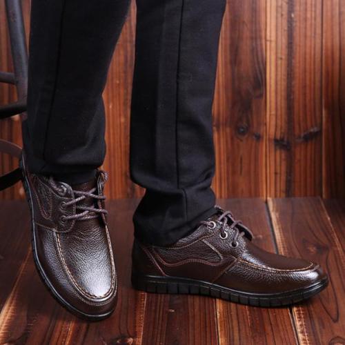 Mens Fashion Lace Up Driving Shoes Flat Shoes