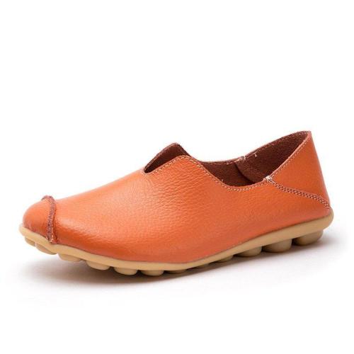 Women Casual Loafers PU Slip On Shoes