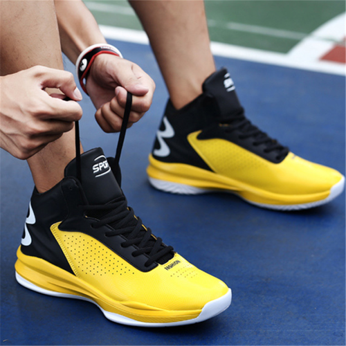 Men's wear-resistant shock-absorbing basketball shoes