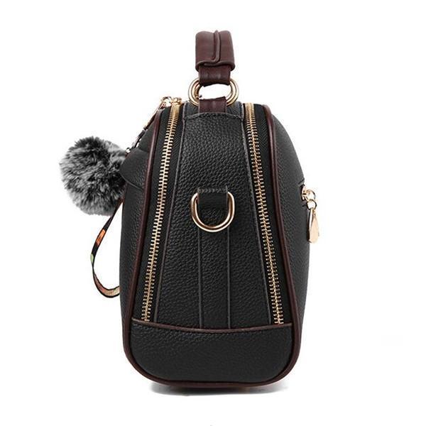 Girls Small Classy Boston Handbag Fashion Travel Crossbody Bag