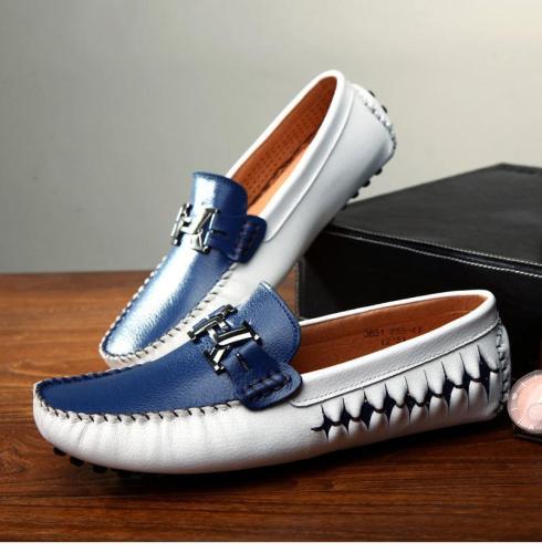 Men Moccasins Genuine Leather Loafers Shoes