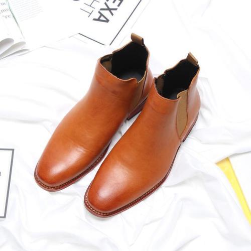 Fashion sleeve bee embroidered Martin boots casual men's shoes