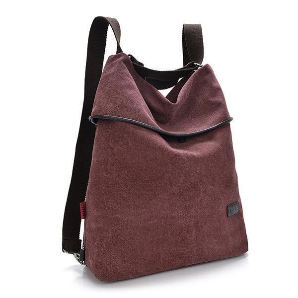 Casual Canvas Shoulder Bag Crossbody Bag Outdoor Backpack