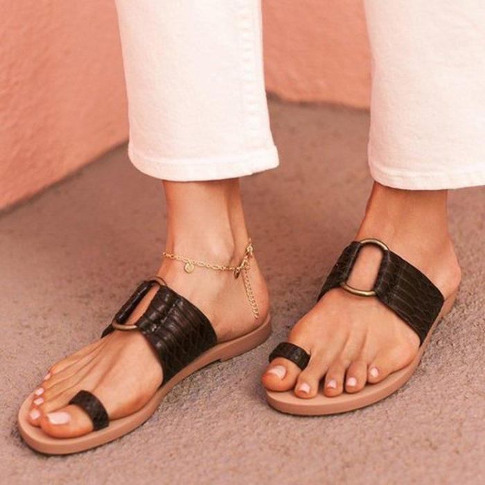 Women Summer Sandals Fashion Flat Slides Outdoor Beach Ladies Casual Slippers