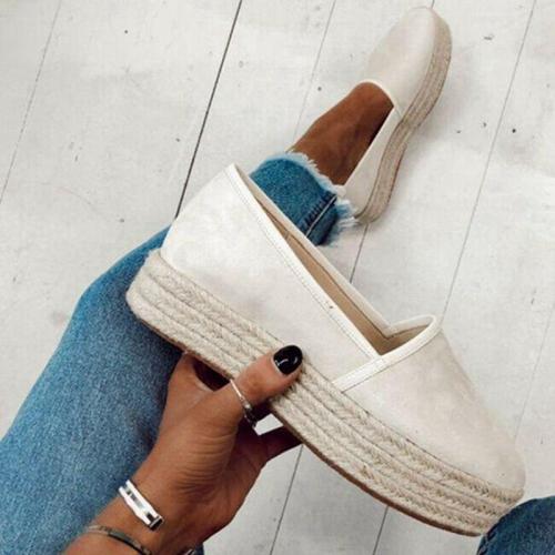 Women Flat Shoes Casual Slip On  Shoes Thick Bottom Lazy Loafers Comfortable Footwear