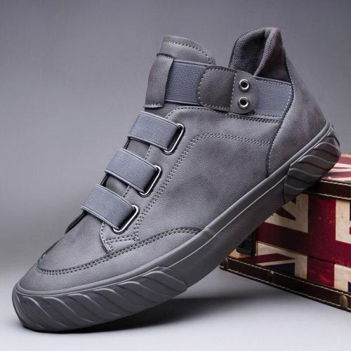 2020 New Autumn Men Buckle Boots Fashion Men's Casual Shoes Shoes England Joker Rubber Boot
