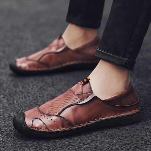 New Men Shoes Genuine leather Comfortable Men Casual Shoes