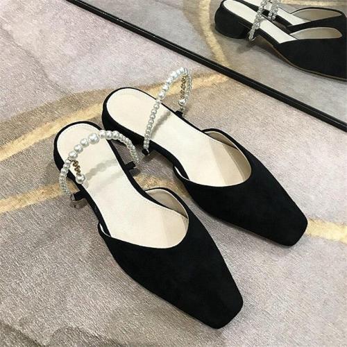 Fashion Leather Sandals Women Sexy Slippers Comfortable Pumps Shoes