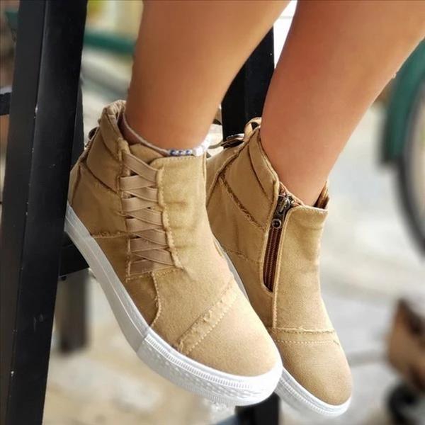 Casual Daily High Top Stylish Flat Sneakers
