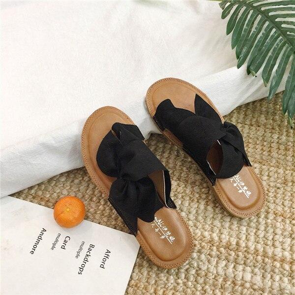 Slippers Female Summer Fashion Flat Slippers Ladies's Outdoor Leisure Comfort Sandals