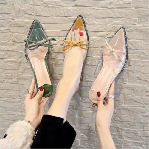 Fashion Female Slippers Women's High Heels Shoes Woman Outside Slippers