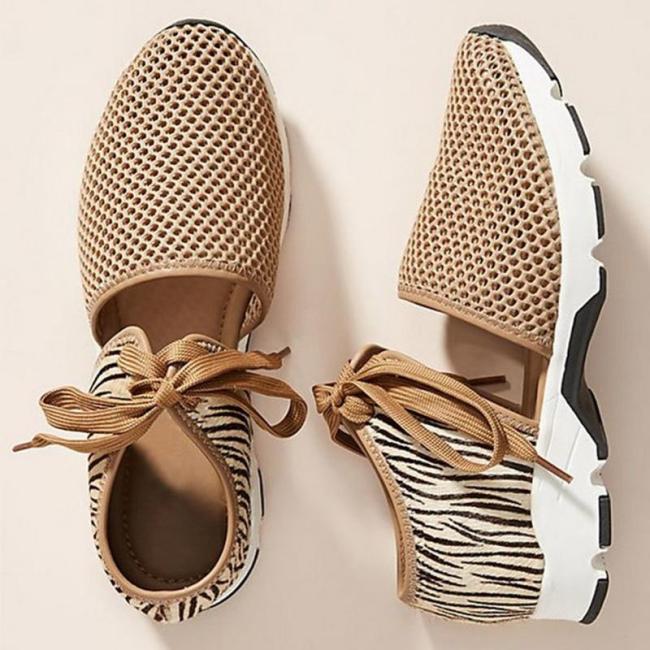 New Women Flats Spring Summer Ladies Mesh Flat Shoes Women Soft Breathable Sneakers Women Casual Shoes