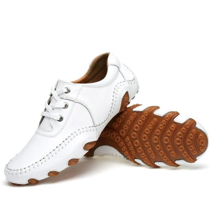 Anti-slip Leather Golf Shoes Sneakers Men Outdoor Lightweight  Sneakers Breathable Sport Shoes