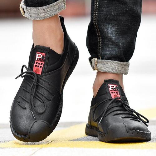 Comfortable Men's Shoes Leather Men's Casual Shoes Outdoor Non-slip Men's Moccasins Breathable Footwear