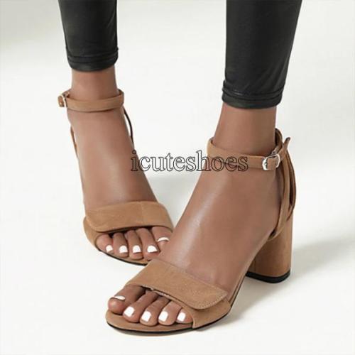 Fashion Heels Sandals Womens Shoes Classic Black Beige Summer Shoes Elegant