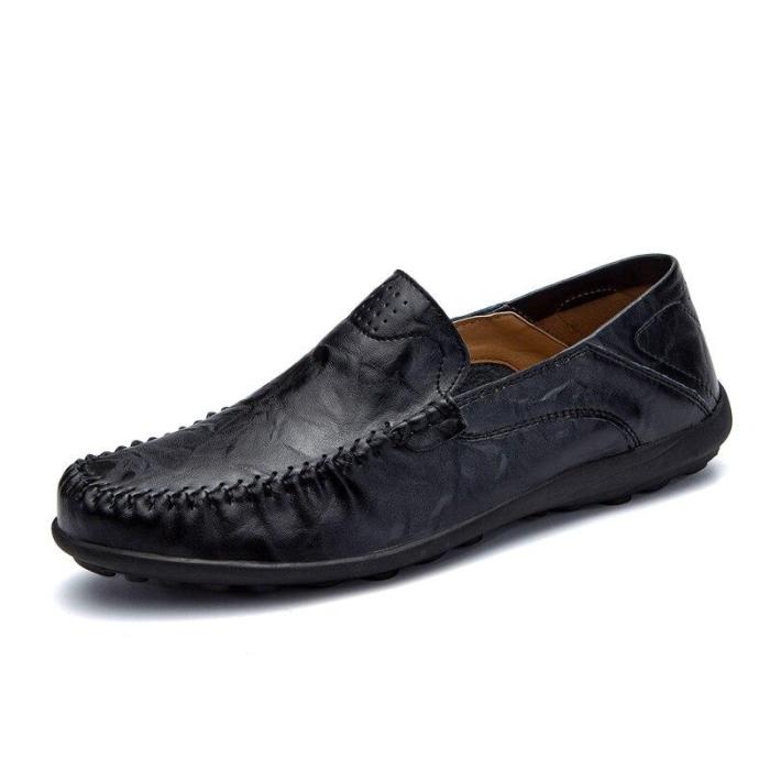 Men Shoes Casual Luxury Mens Loafers Genuine Leather Soft Comfy Breathable Slip on Driving Shoes