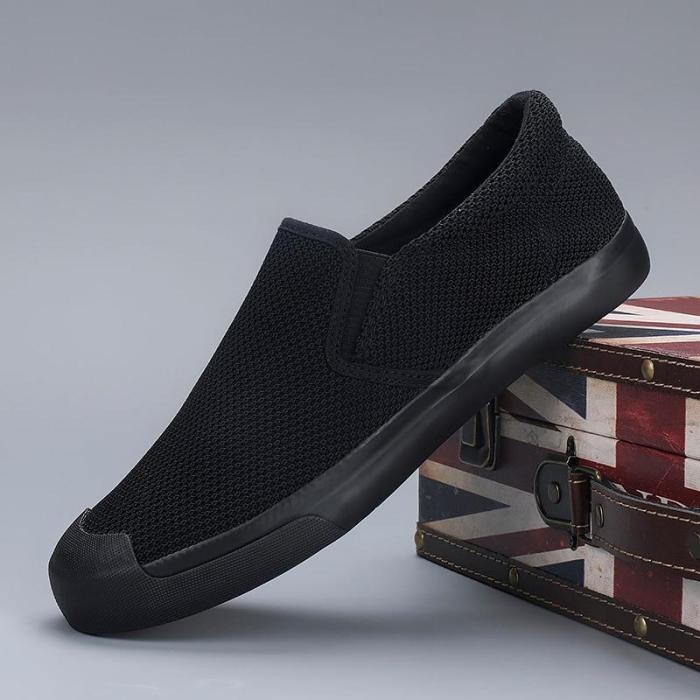 Men's Casual Shoes Fashion Men's Comfortable Slip-on Light Shoes Breathable Men's Vulcanized Shoes Loafers