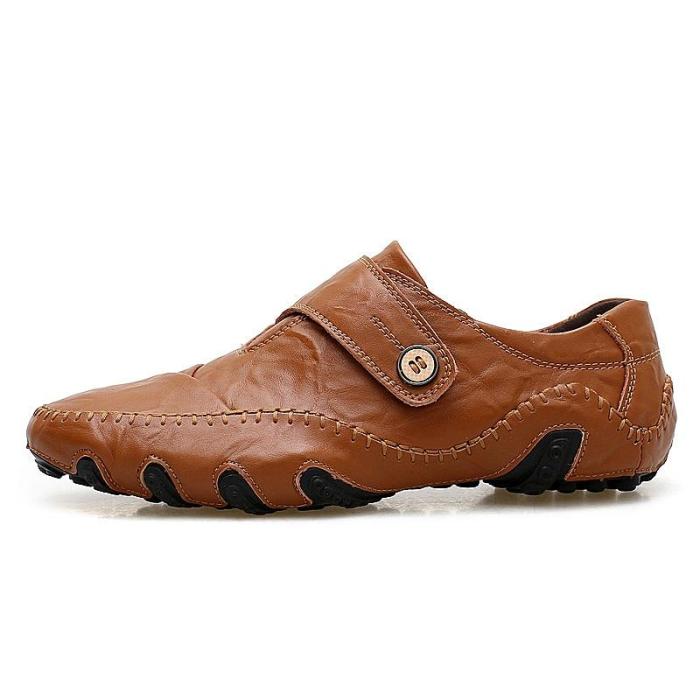Men Casual Shoes Fashion Men Shoes Genuine Leather Men Loafers Slip on Men's Flats Driving Shoes
