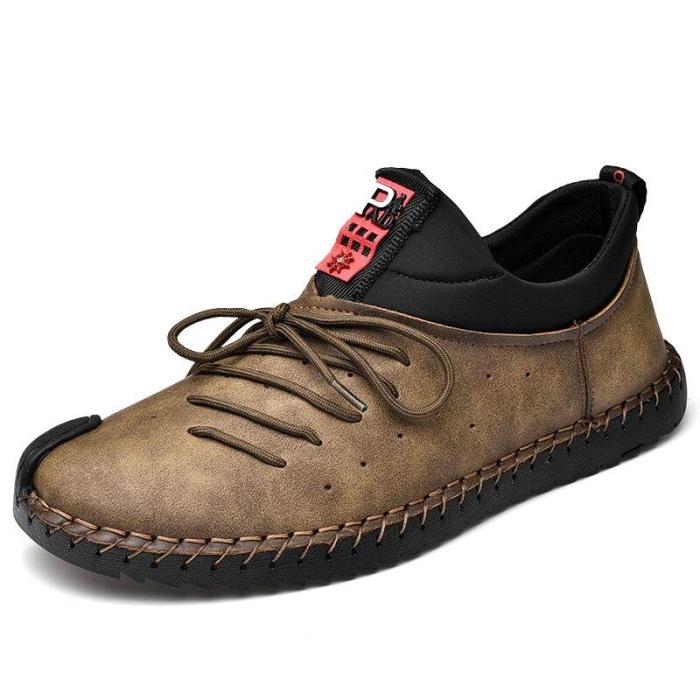 Comfortable Men's Shoes Leather Men's Casual Shoes Outdoor Non-slip Men's Moccasins Breathable Footwear