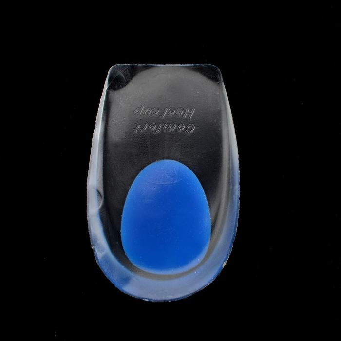 1 Pair Men Women Silicon Gel Heel Cushion Insoles Soles Relieve Foot Pain Protectors Spur Support Shoe Pad High Heel Inserts