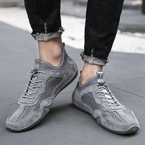 Shoes Breathable Flats Casual Shoe 2020 Summer Man Sneakers Fashion Walking Footwear Soft Khaki