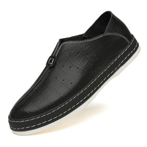 Man Shoes Fashion Loafers Summer Autumn Men's Leather Shoe Slip on Genuine Leather Casual Footwear Breathable