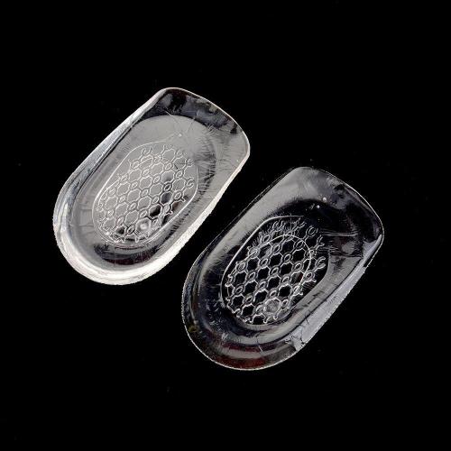 New Silicon Gel Insoles Back Pad Heel Cup for Calcaneal Pain Health Feet Care Support Spur Feet Cushion Silicone Foot Pads