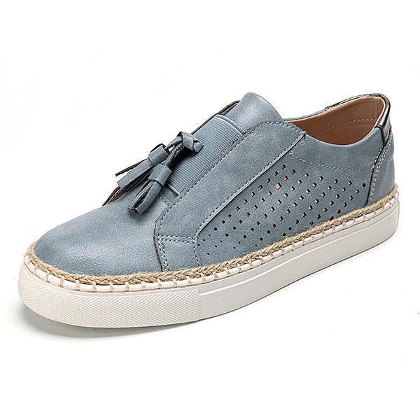 Women's Breathable Hollow Soft Flat Sneakers