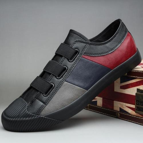 New Men's Casual Buckle Shoes Fashion Lazy Loafer Shoes Breathable Men's Vulcanized Shoes