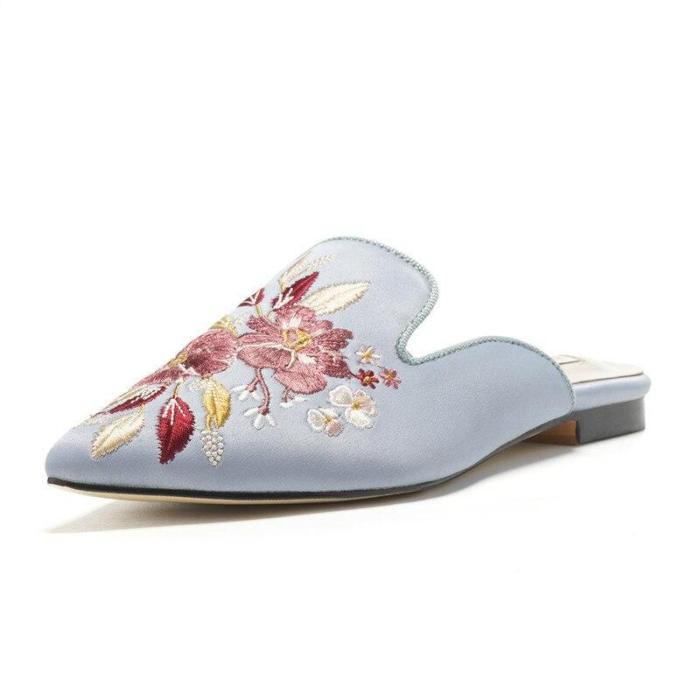 Ponited Toe Summer Slippers Women's Slippers Female Elegant Party