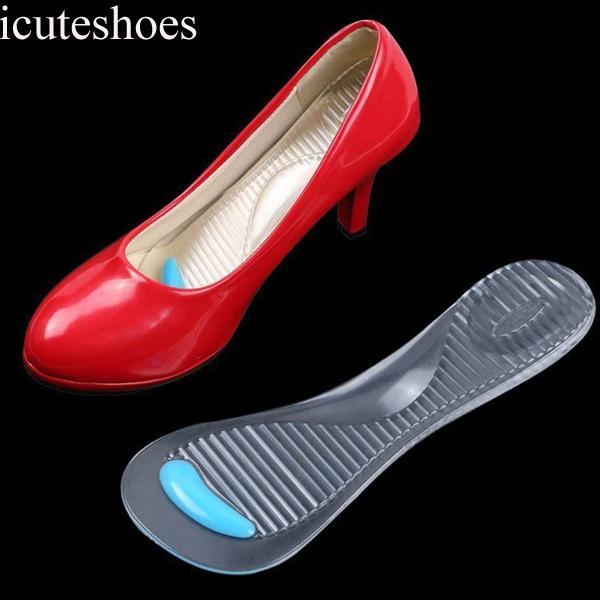 Non-Slip Women Gel Arch Support Anti-slip Massaging Insoles Pads Cushion Orthopedic Insoles for High Heels Shoes