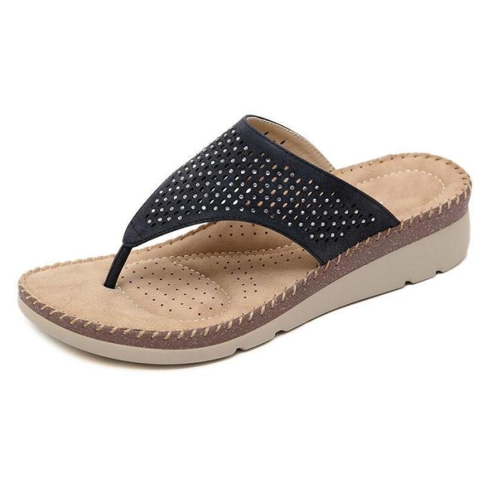 Summer Shoes Woman Sandals Flat Sandalias Slides Flip Flops Wedges Shoes for Women Beach Sandals Plus Size