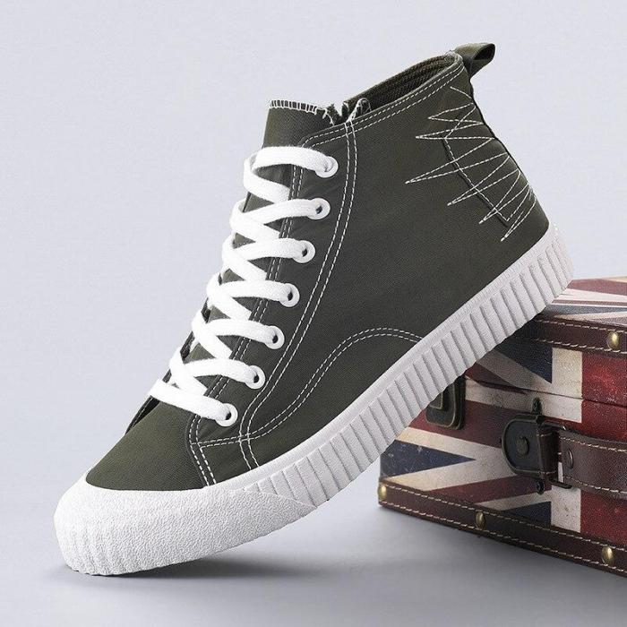 New Hight-Top All-match Casual Round Toe Sneakers