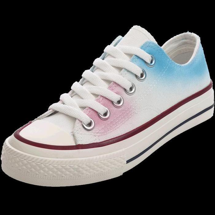 Canvas Shoes Female Spring Flat Casual Shoes Ins Shoes for Women