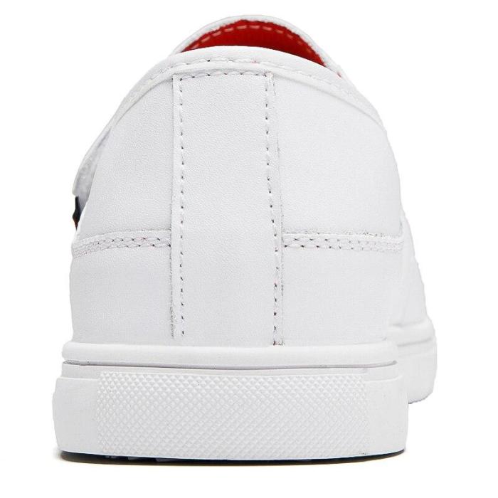 Man Leather Shoes Mens Shoe White Black Fashion Casual Loafers Leisure Footwear