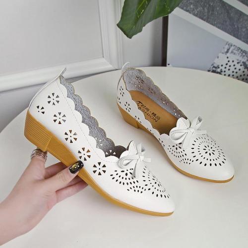Soft Shoes Hollow Wedges for Women