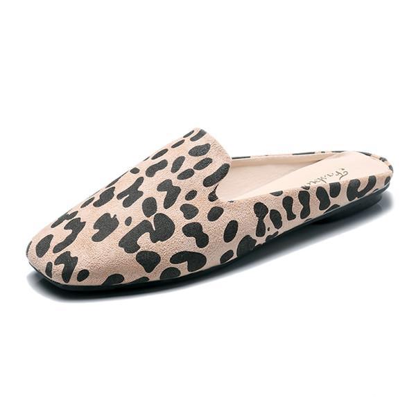Slippers For Women Shoes Non-slip Floor Slippers Fashion Leopard