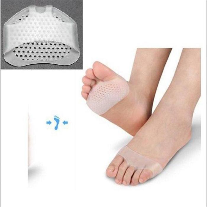 Medical Honeycomb Silicone Gel Anti-slip Forefoot Half Yard Insoles for High Heel Shoes Sore Pain Relief Toes Pads Insoles