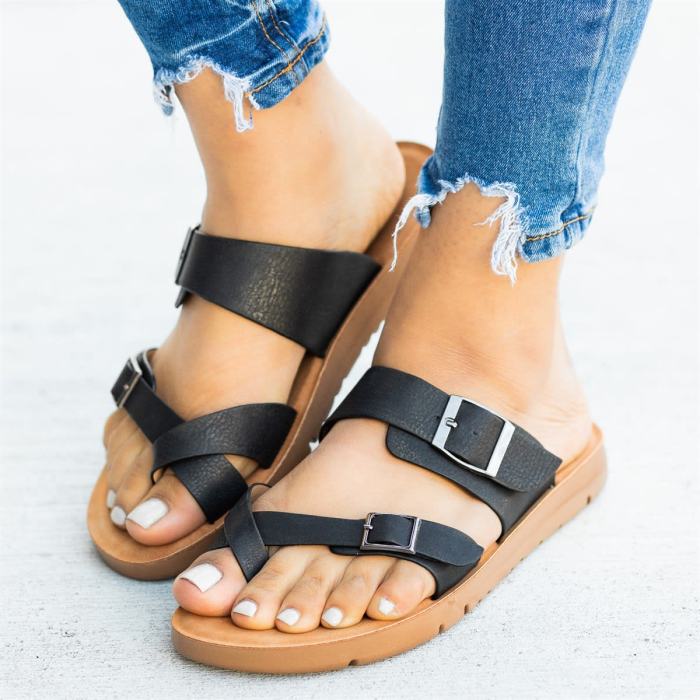 Summer Women Sandals Flsts Ladies Platform Wedge Slides Beach Shoes