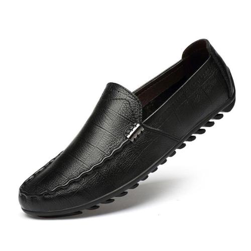 Mans Boat Shoes Summer Male Leather Shoe Genuine Leather Men's Moccasins Loafers Breathable