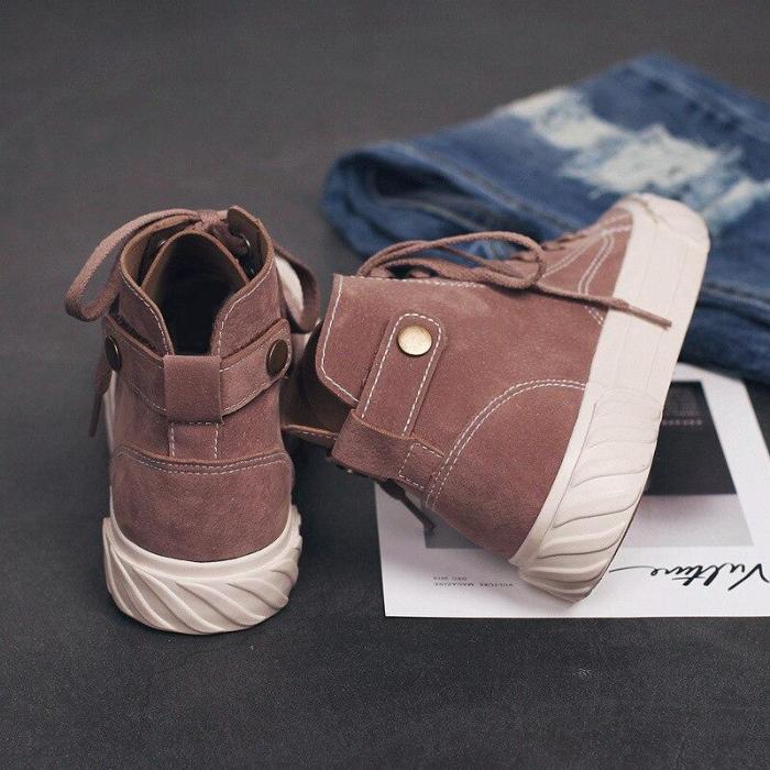 Fashion Casual Comfortable Women Shoes 2020 Autumn Non-slip Thick Bottom Solid Color Winter New Flat Shoes