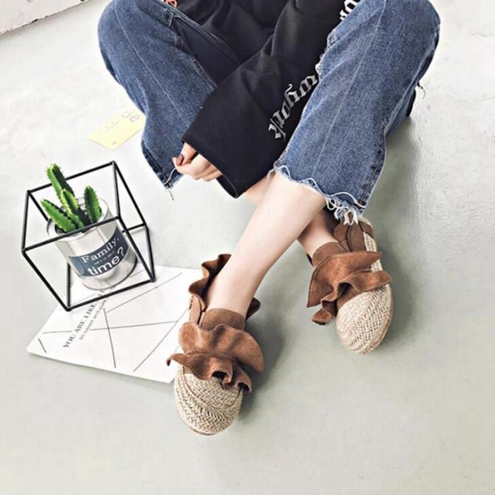 Flat Shoes Woman Casual Loafers Women Shoes Slip on Round toe