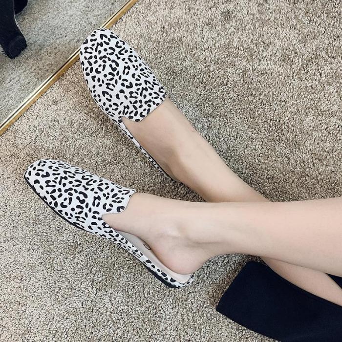 Slippers For Women Shoes Non-slip Floor Slippers Fashion Leopard