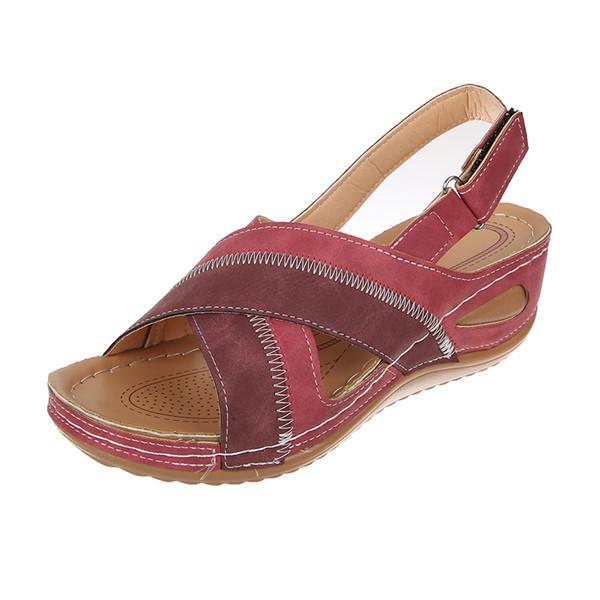 Leather Sandals Summer Shoes Woman Casual Beach Fashion Shoes