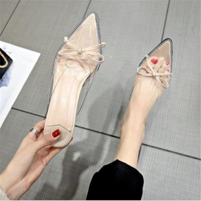 Fashion Female Slippers Women's High Heels Shoes Woman Outside Slippers