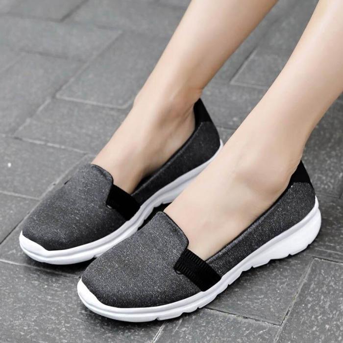 Flat Shoes Women Fashion Slip on For Flats Ladies Loafers Casual Lightweight Breathable Mesh Walking Shoes Femme