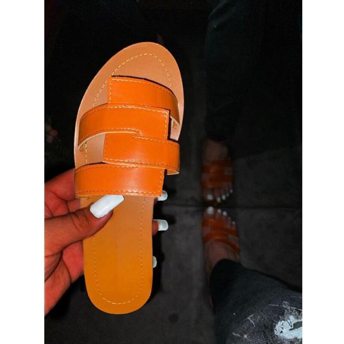 Shoes Summer Outdoor Beach Leisure Comfortable Slippers Fashion Flat Bottom Open Toe Women Sandals